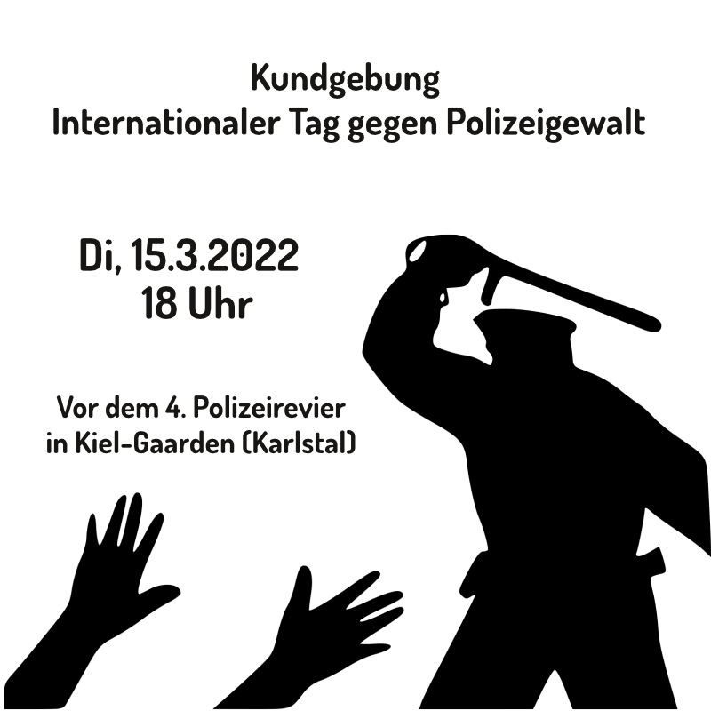 Mobibild Kundgebung Tag gegen Polizeigewalt